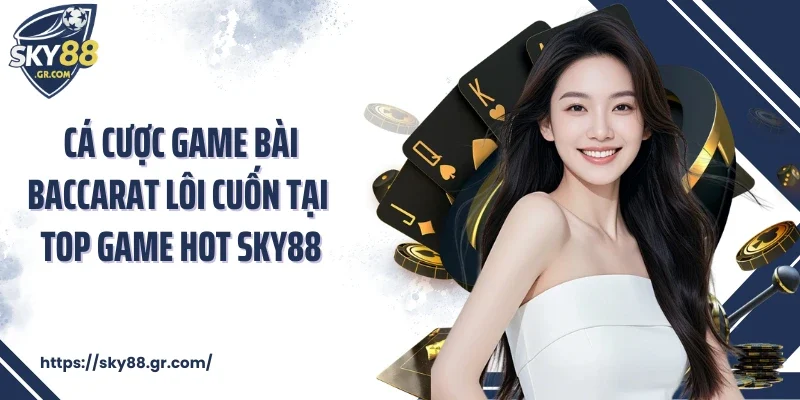 Cá cược game bài Baccarat lôi cuốn tại top game hot Sky88