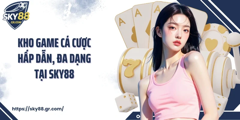 Kho game cá cược hấp dẫn, đa dạng tại Sky88