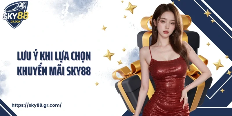 Lưu ý khi lựa chọn khuyến mãi Sky88